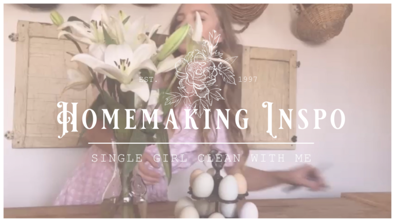 Can You Be a Homemaker Even if You're Single? | Homemaker Cleaning Motivation